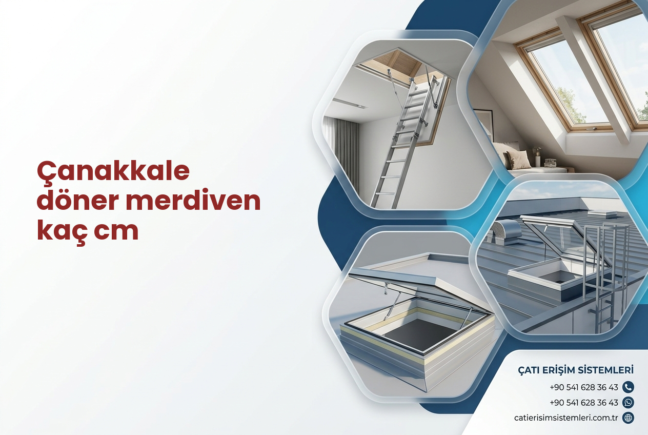 Çanakkale döner merdiven kaç cm