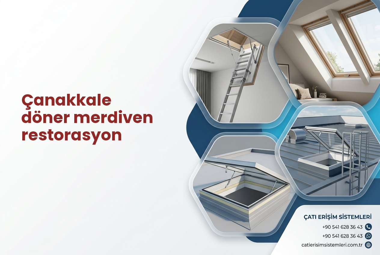 Çanakkale döner merdiven restorasyon