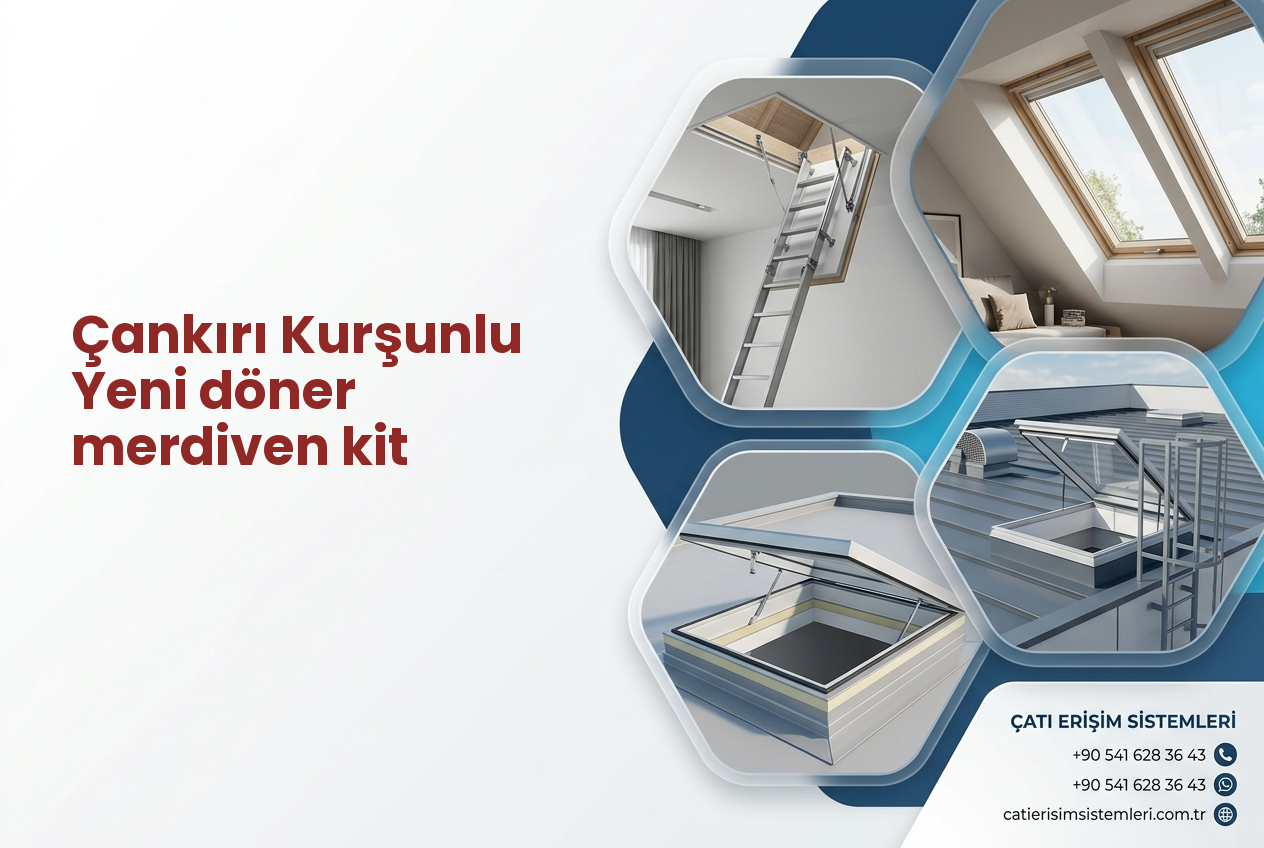 Çankırı Kurşunlu Yeni döner merdiven kit
