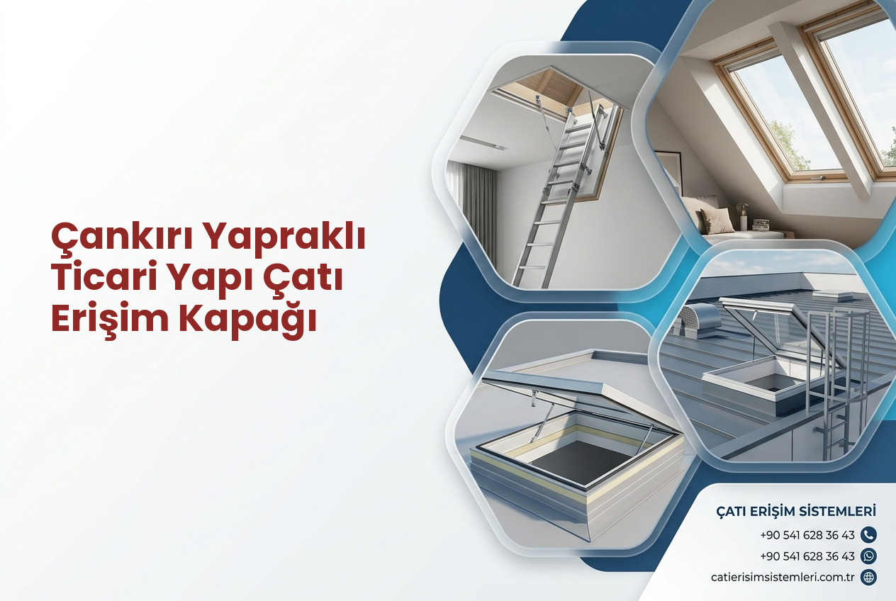 Çankırı Yapraklı Ticari Yapı Çatı Erişim Kapağı