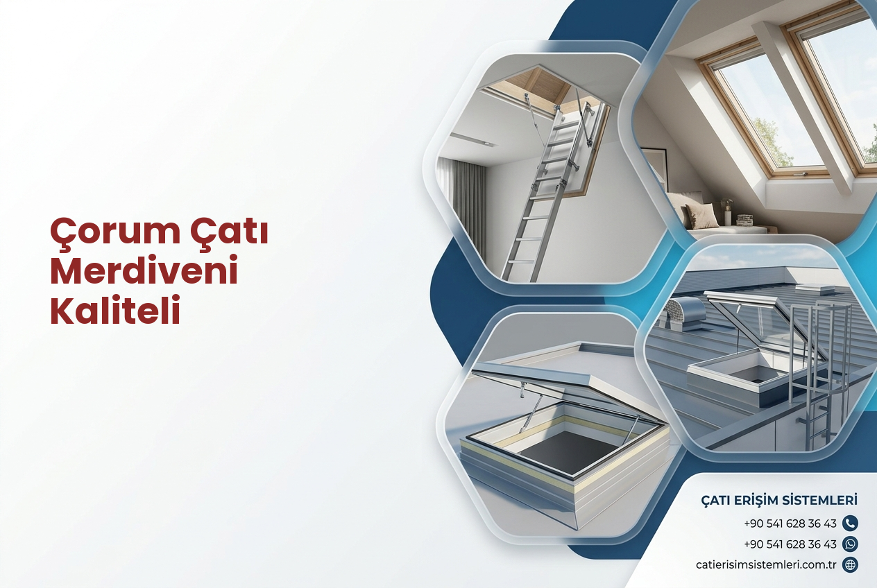 Çorum Çatı Merdiveni Kaliteli