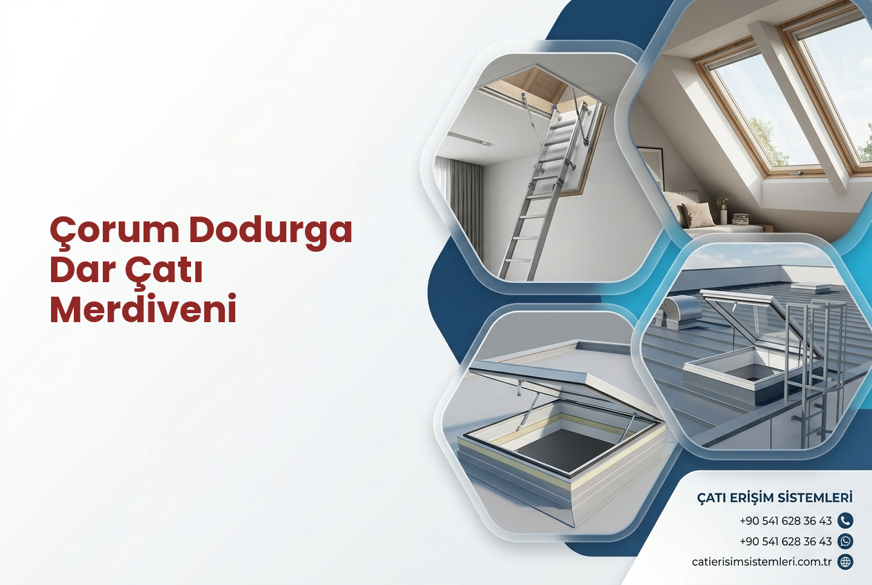 Çorum Dodurga Dar Çatı Merdiveni