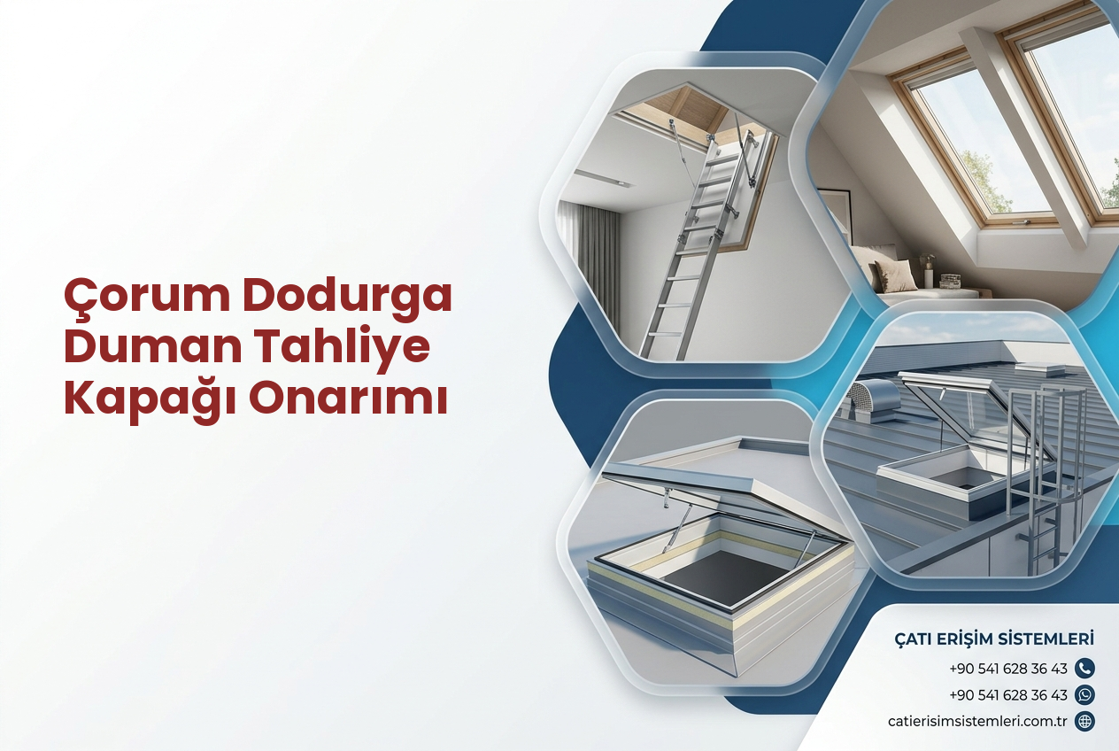 Çorum Dodurga Duman Tahliye Kapağı Onarımı