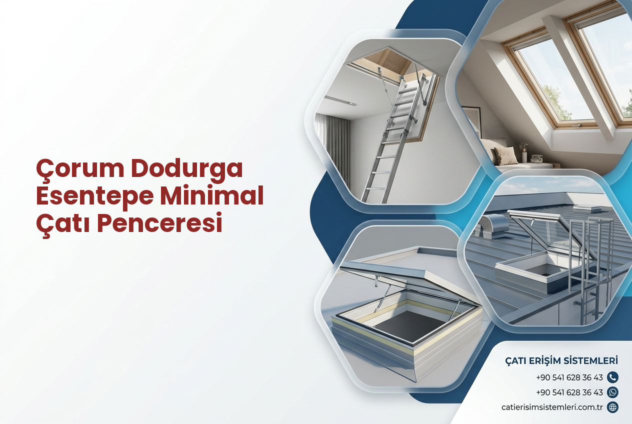 Çorum Dodurga Esentepe Minimal Çatı Penceresi