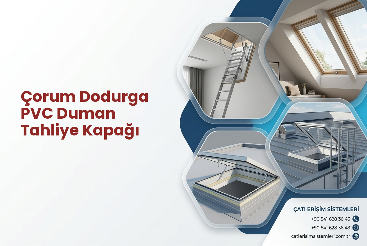 Çorum Dodurga PVC Duman Tahliye Kapağı