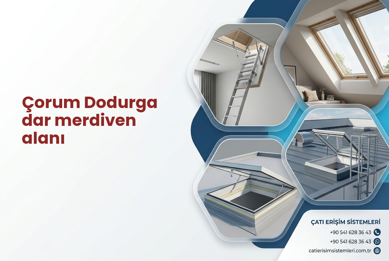 Çorum Dodurga dar merdiven alanı