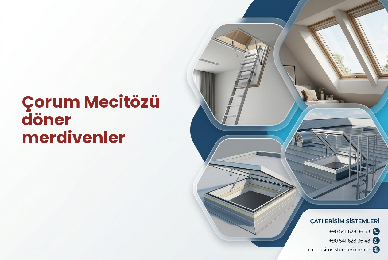 Çorum Mecitözü döner merdivenler