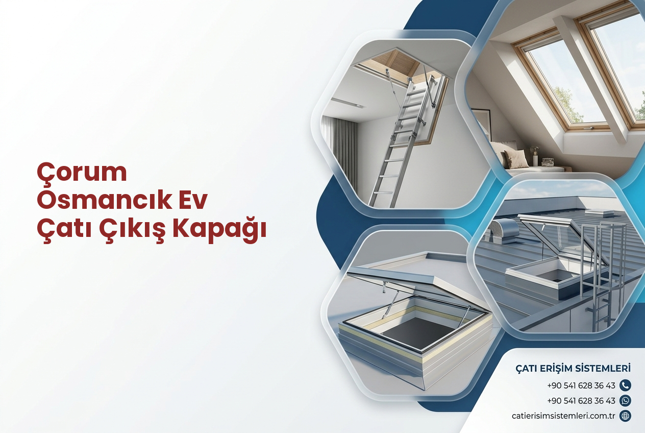 Çorum Osmancık Ev Çatı Çıkış Kapağı