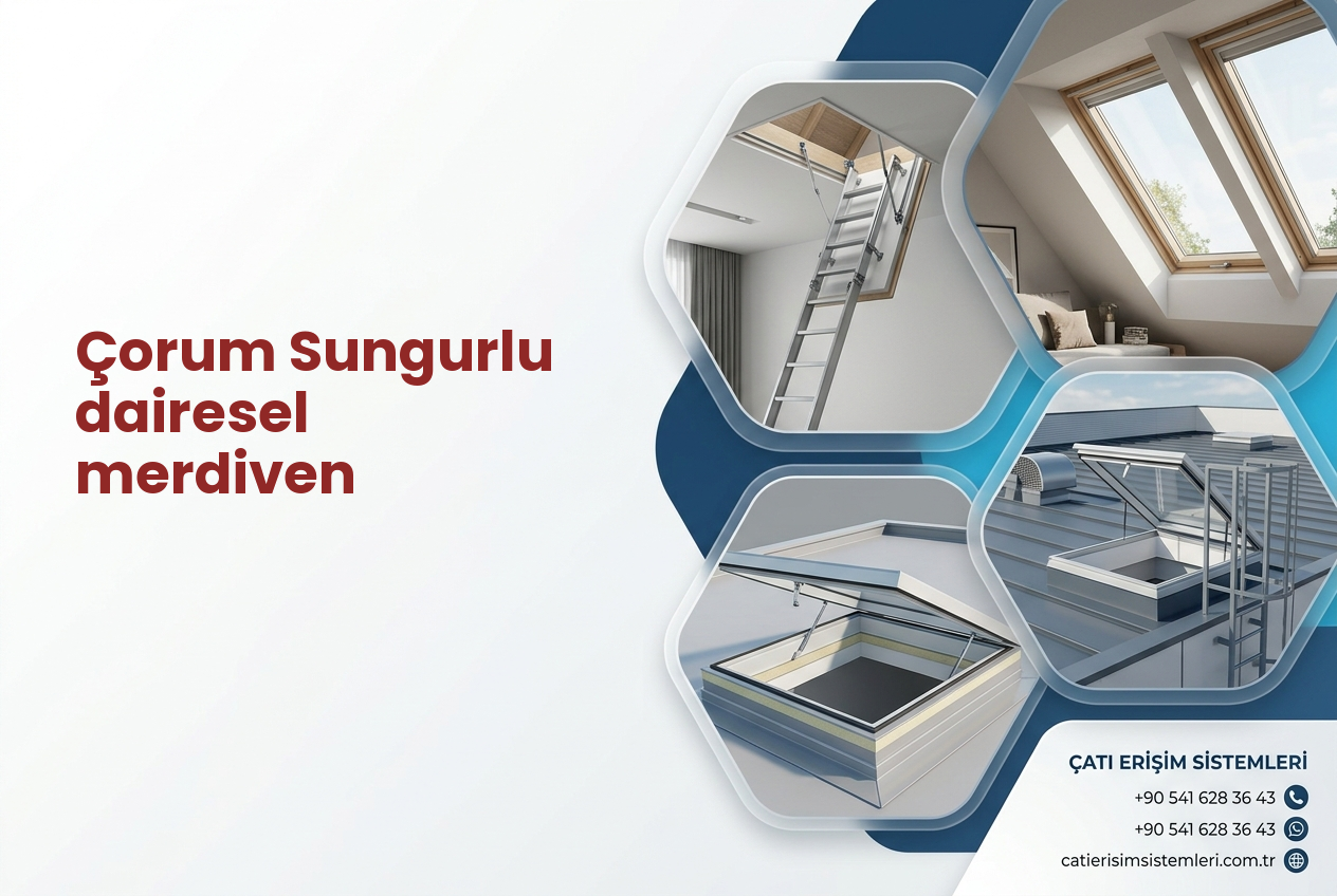 Çorum Sungurlu dairesel merdiven