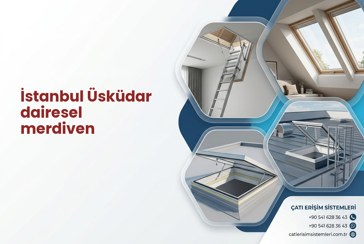 İstanbul Üsküdar dairesel merdiven