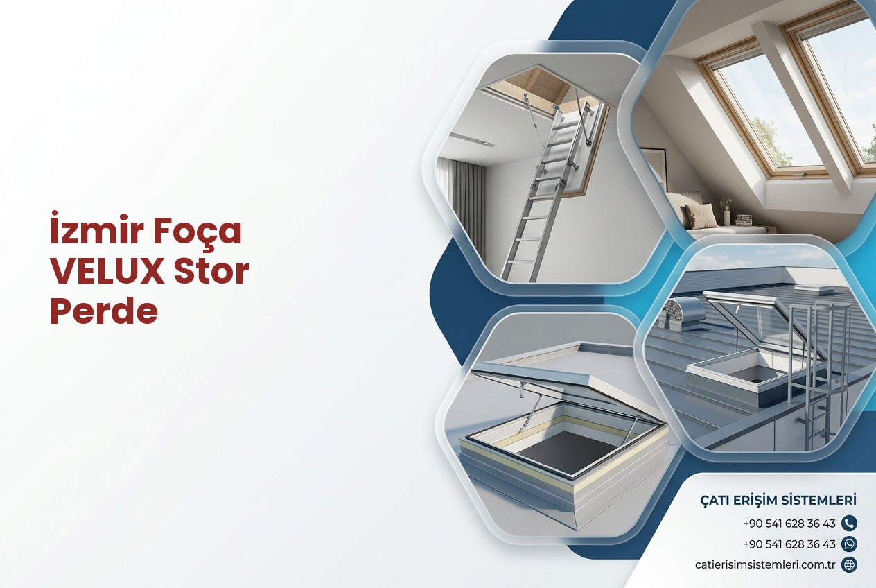 İzmir Foça VELUX Stor Perde