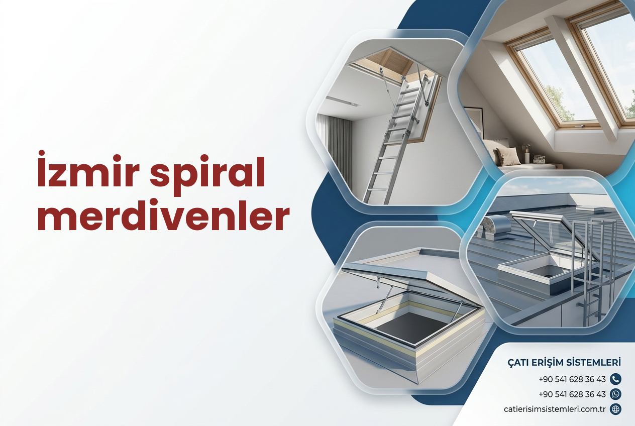 İzmir spiral merdivenler