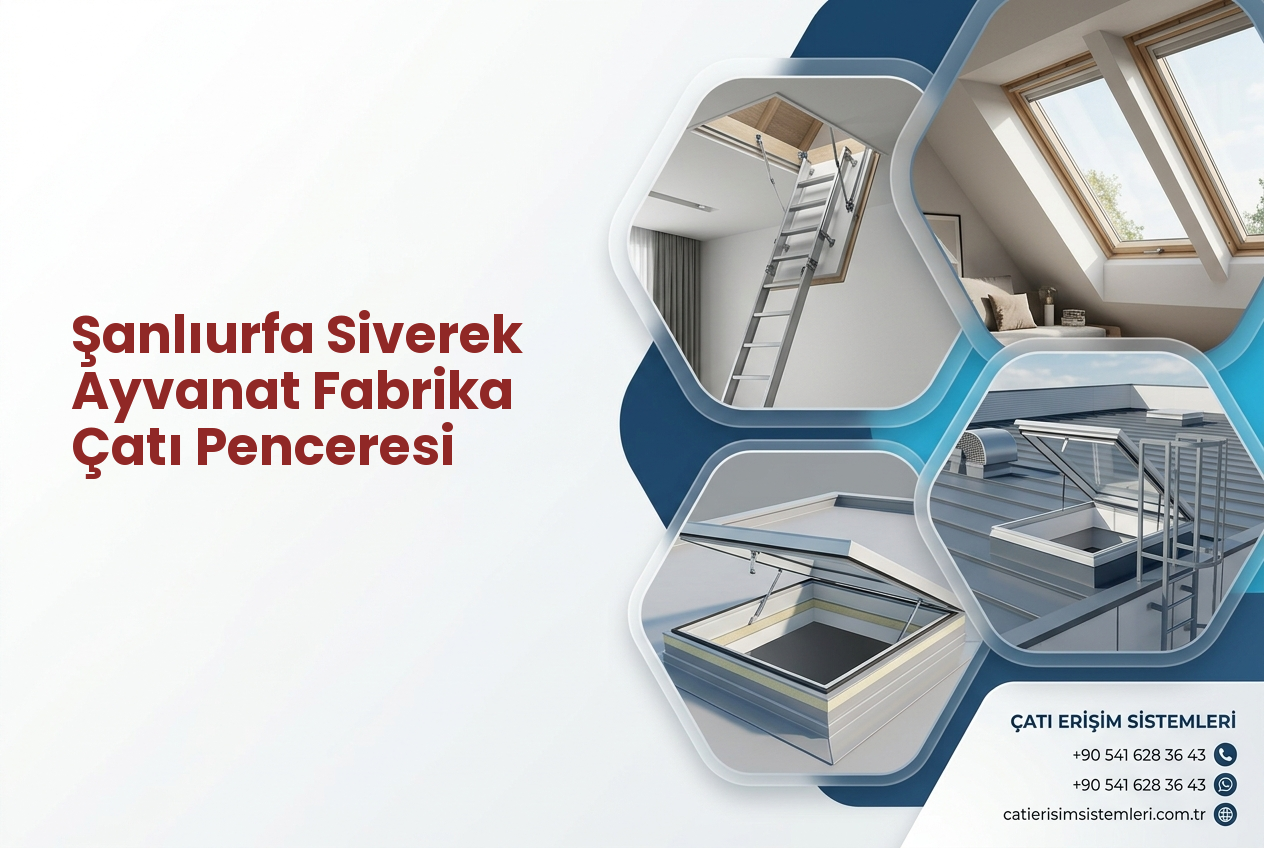 Şanlıurfa Siverek Ayvanat Fabrika Çatı Penceresi