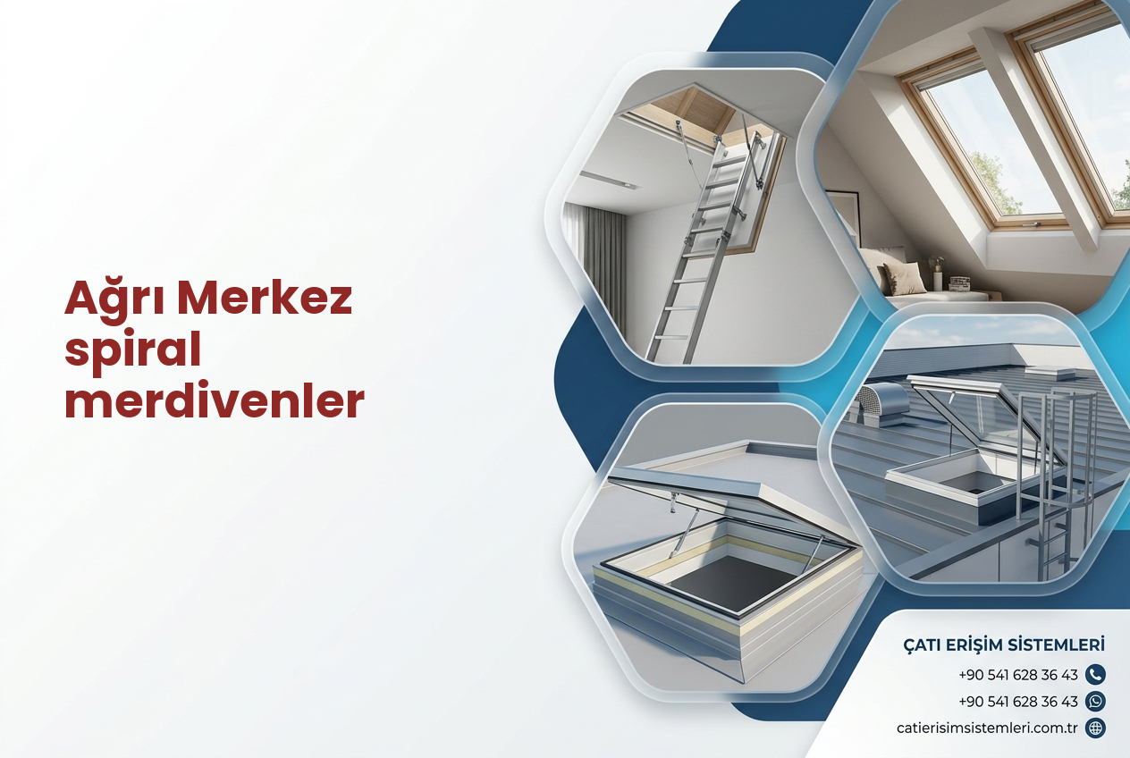Ağrı Merkez spiral merdivenler
