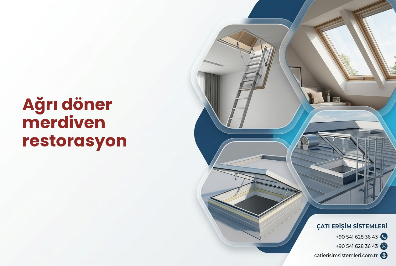 Ağrı döner merdiven restorasyon