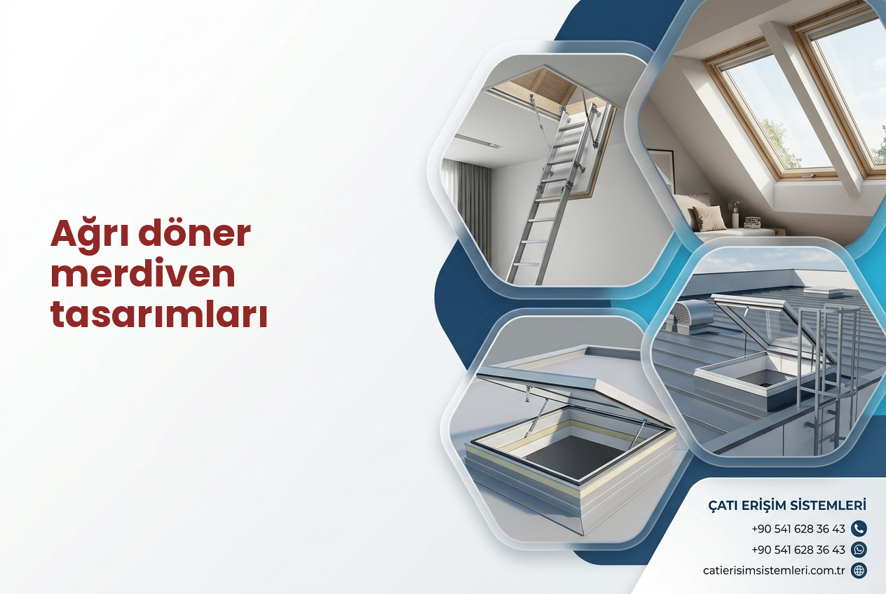 Ağrı döner merdiven tasarımları