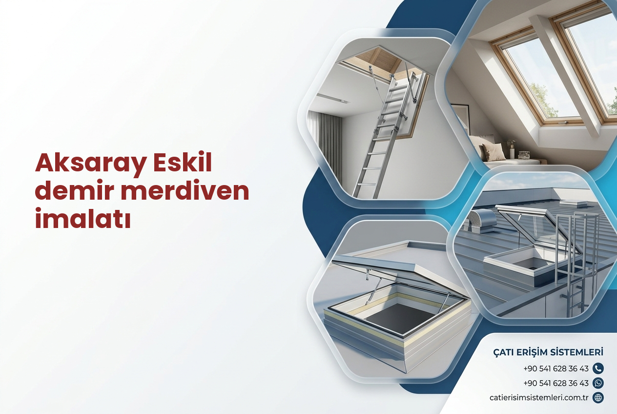Aksaray Eskil demir merdiven imalatı