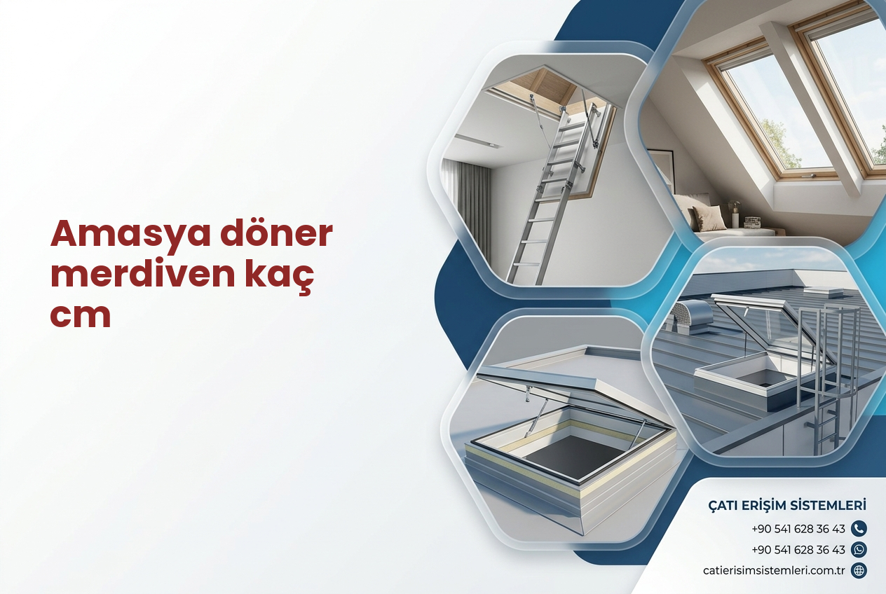 Amasya döner merdiven kaç cm