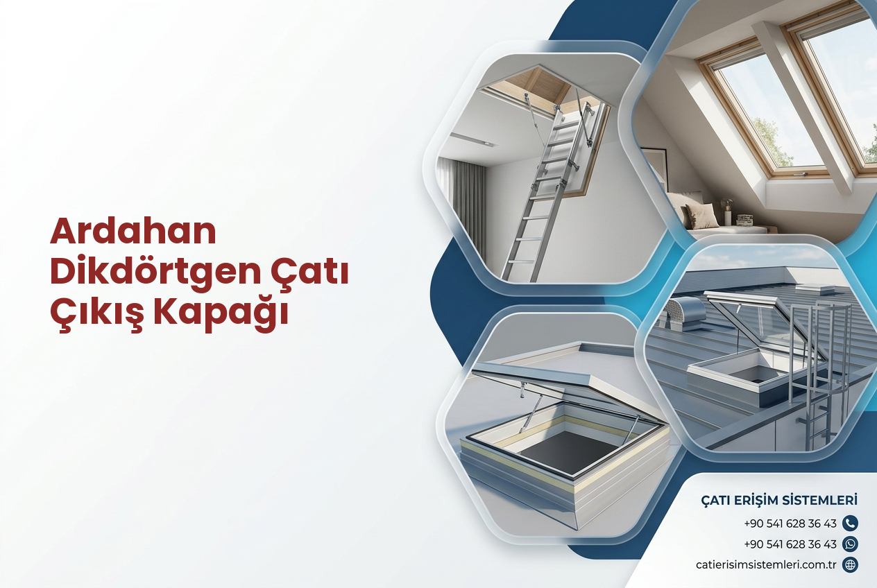 Ardahan Dikdörtgen Çatı Çıkış Kapağı