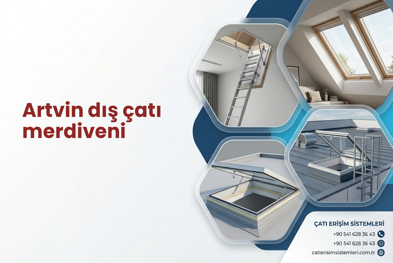 Artvin dış çatı merdiveni