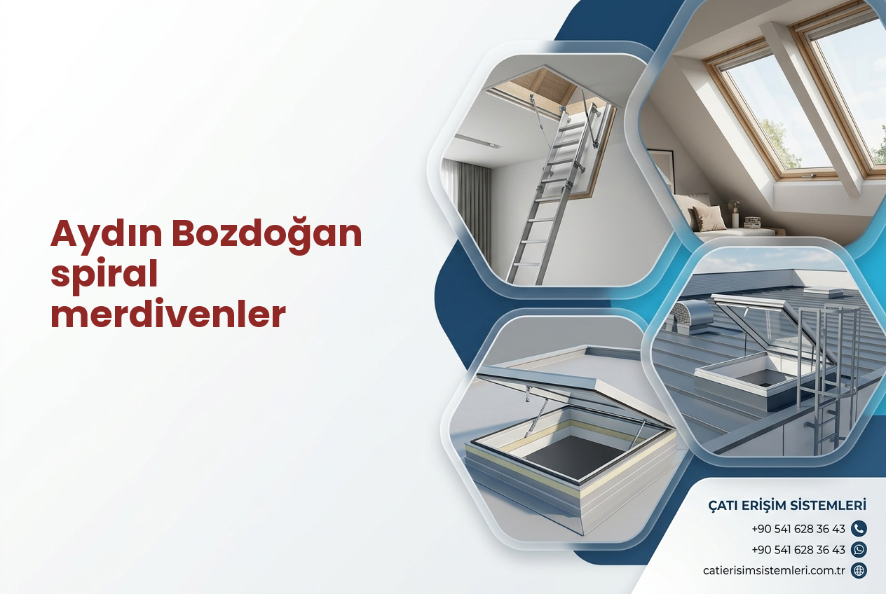 Aydın Bozdoğan spiral merdivenler