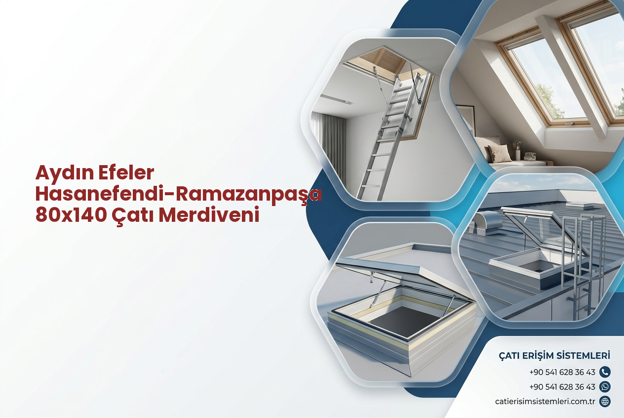 Aydın Efeler Hasanefendi-Ramazanpaşa 80x140 Çatı Merdiveni