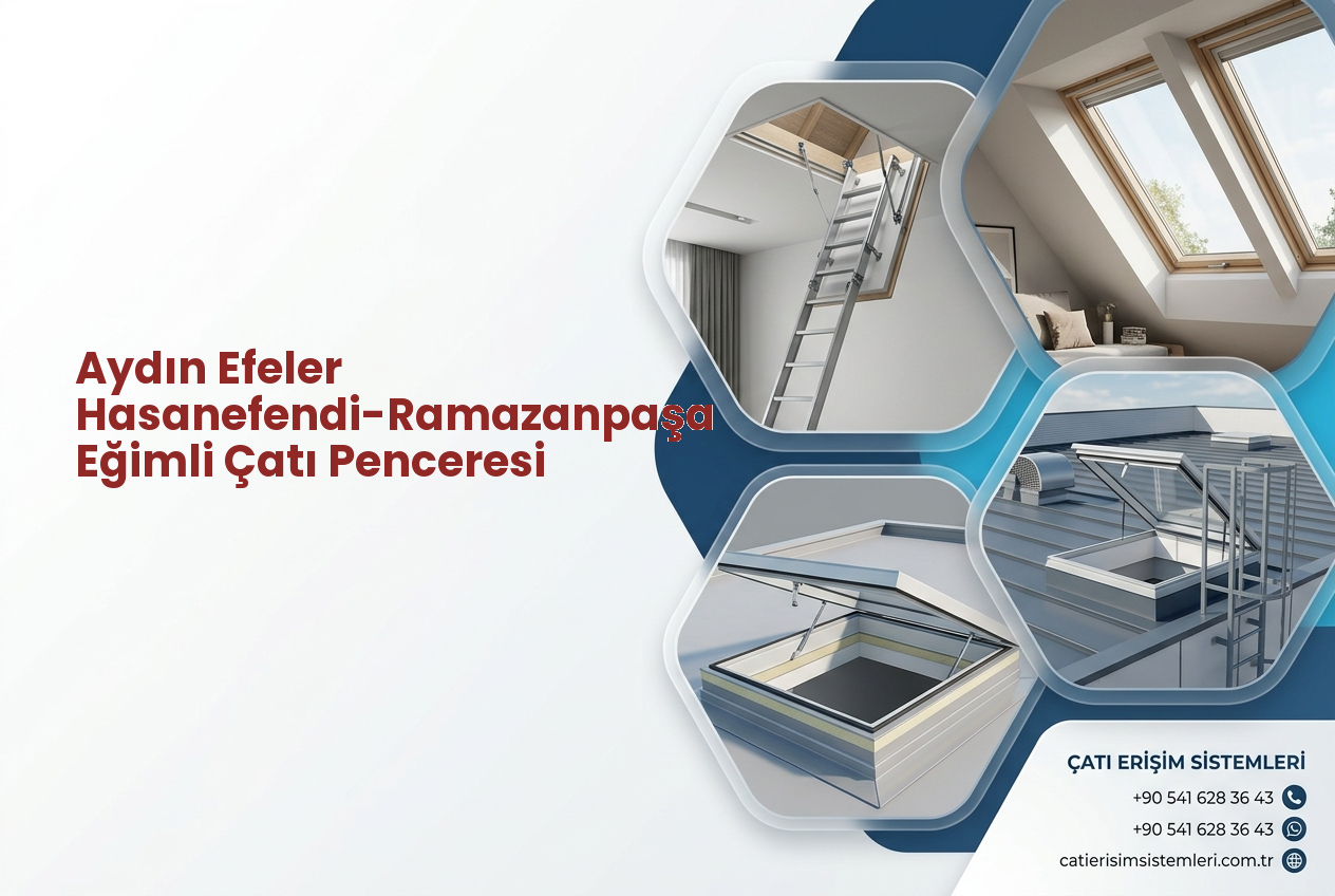 Aydın Efeler Hasanefendi-Ramazanpaşa Eğimli Çatı Penceresi
