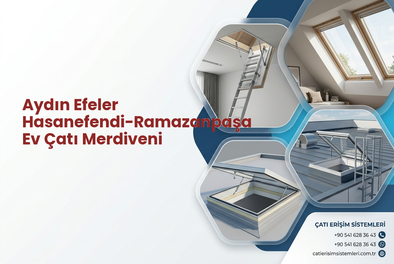 Aydın Efeler Hasanefendi-Ramazanpaşa Ev Çatı Merdiveni