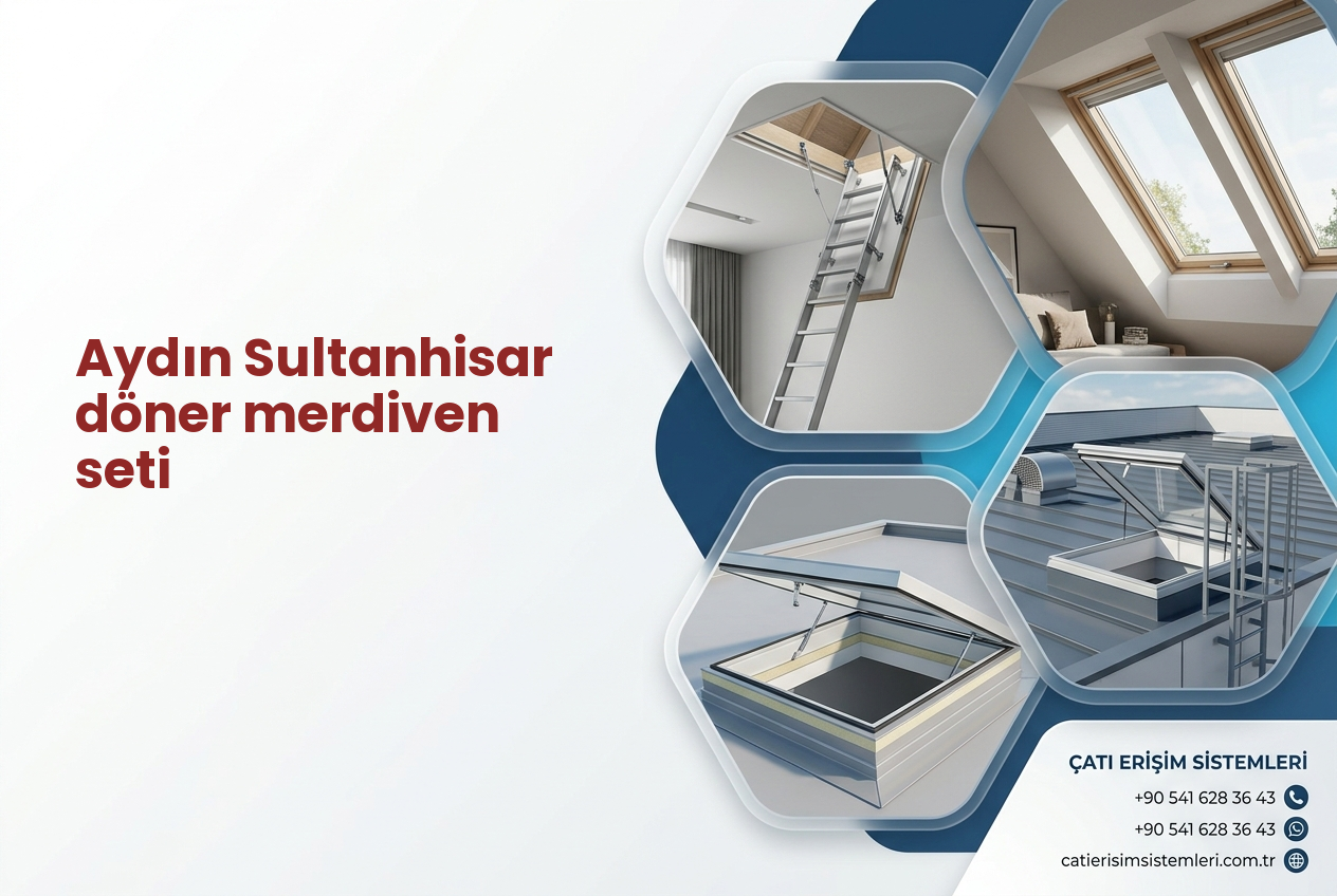 Aydın Sultanhisar döner merdiven seti