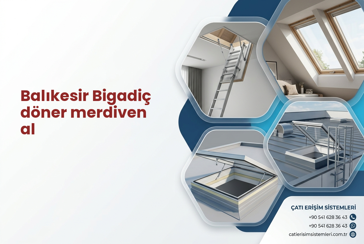 Balıkesir Bigadiç döner merdiven al