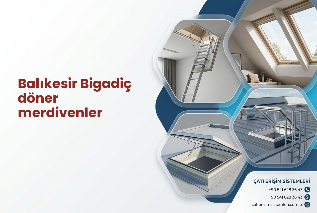 Balıkesir Bigadiç döner merdivenler