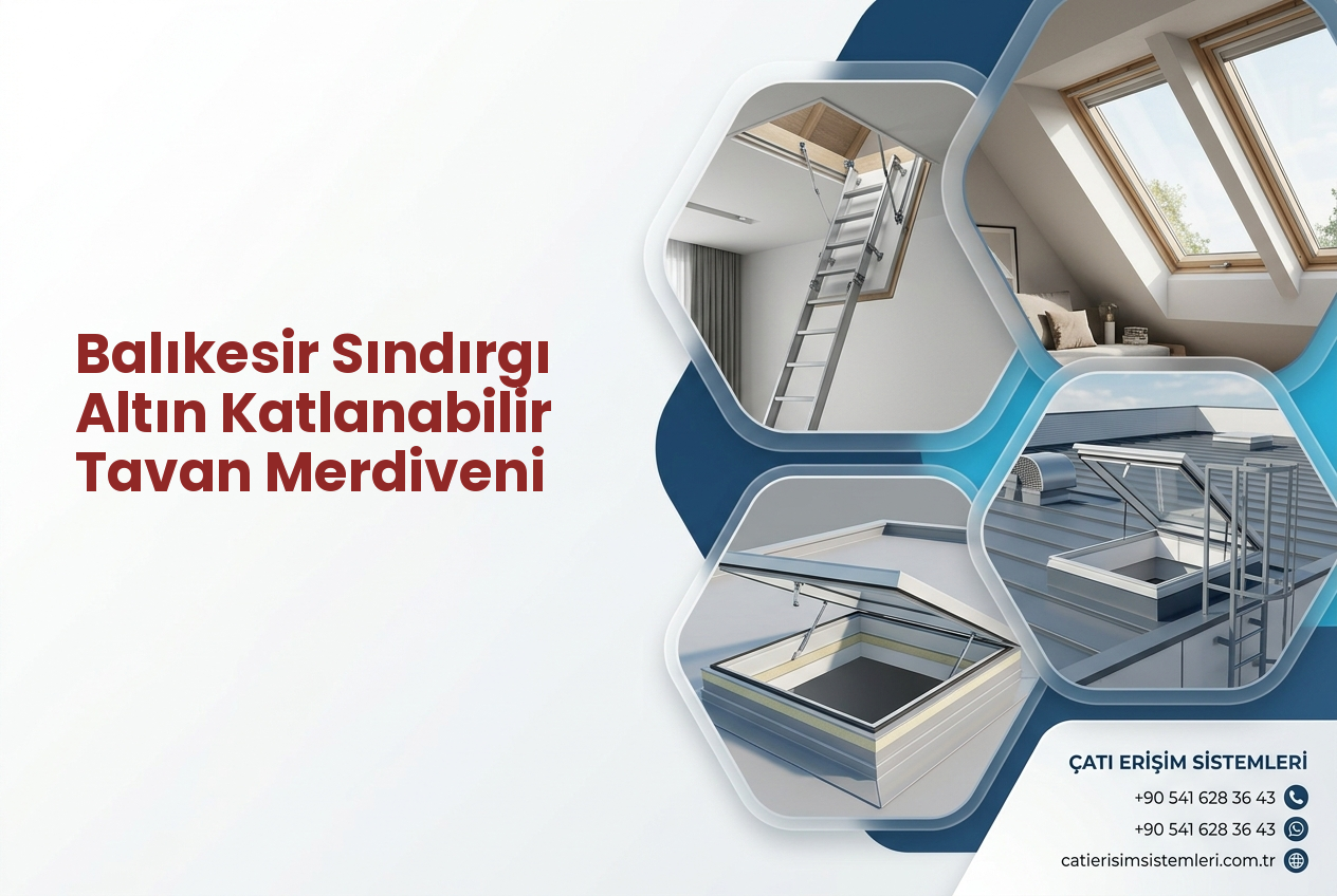 Balıkesir Sındırgı Altın Katlanabilir Tavan Merdiveni