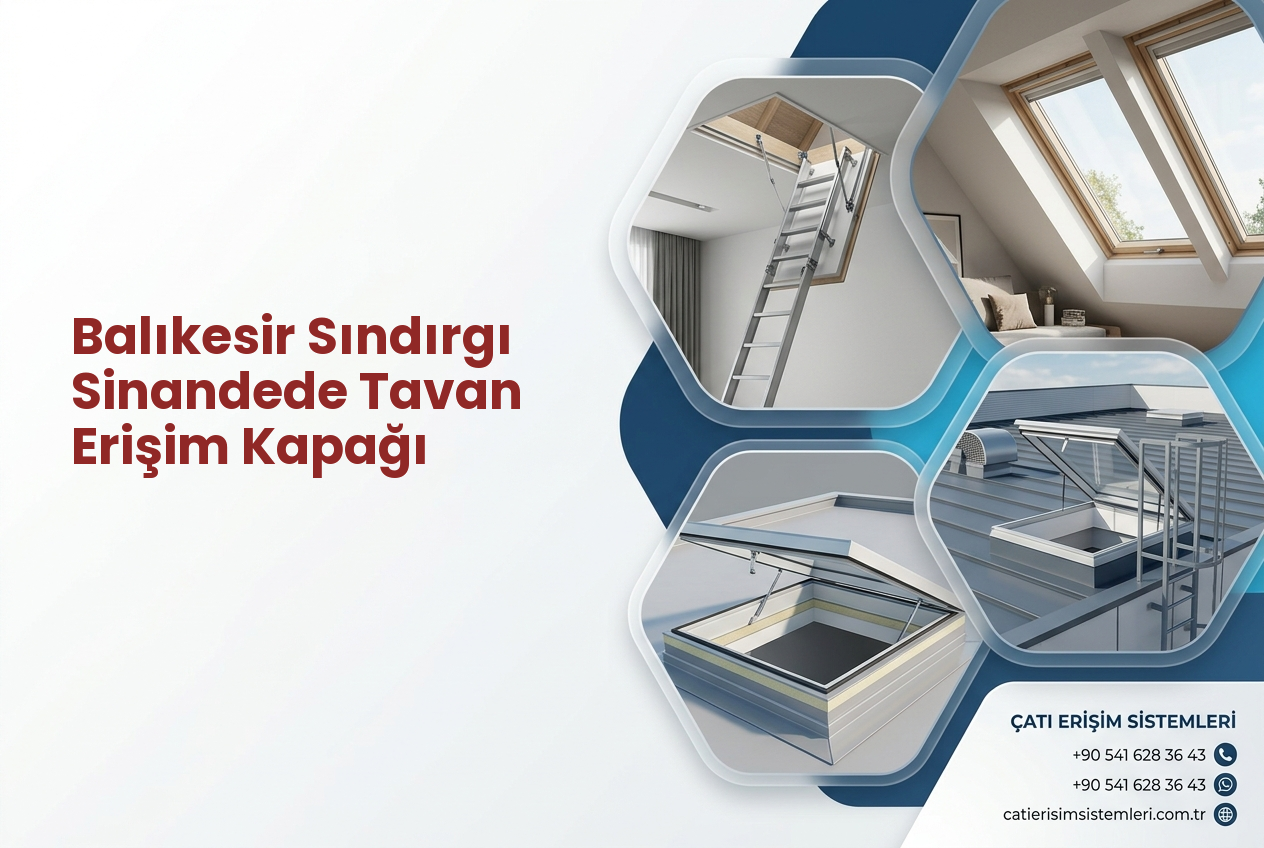 Balıkesir Sındırgı Sinandede Tavan Erişim Kapağı