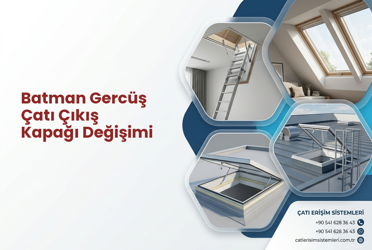 Batman Gercüş Çatı Çıkış Kapağı Değişimi