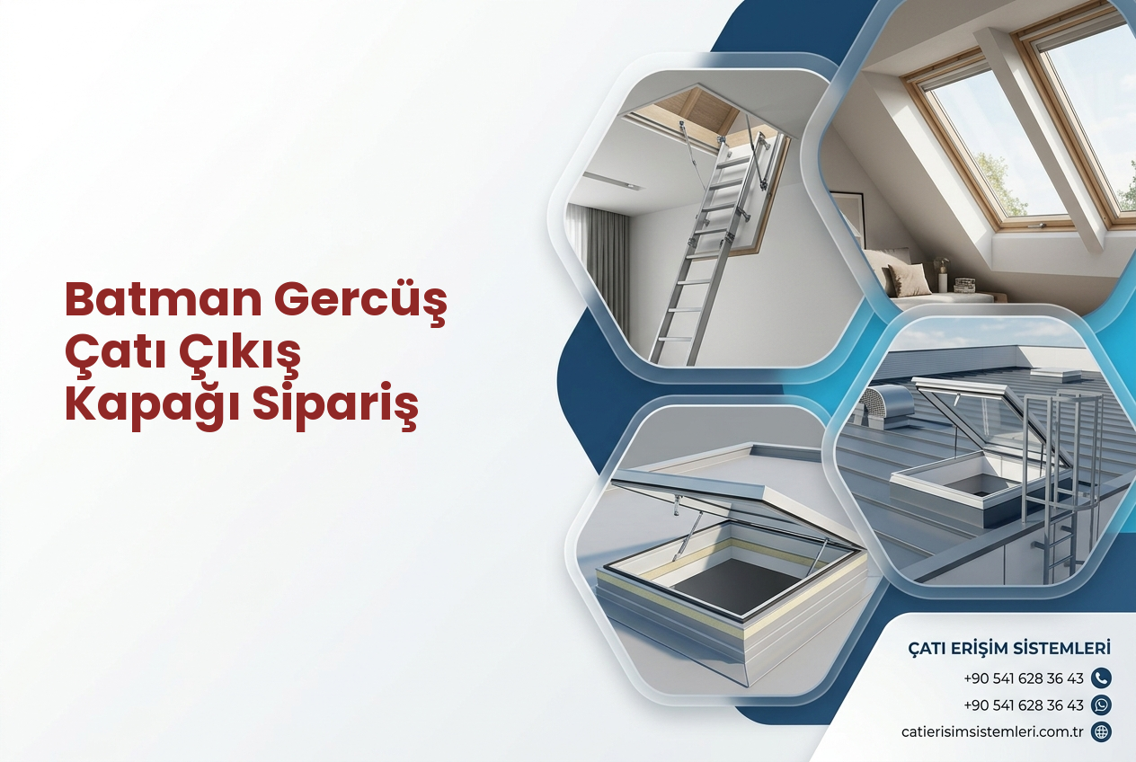 Batman Gercüş Çatı Çıkış Kapağı Sipariş