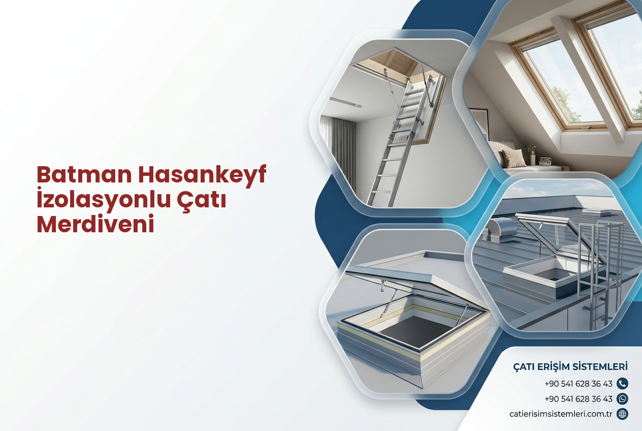 Batman Hasankeyf İzolasyonlu Çatı Merdiveni