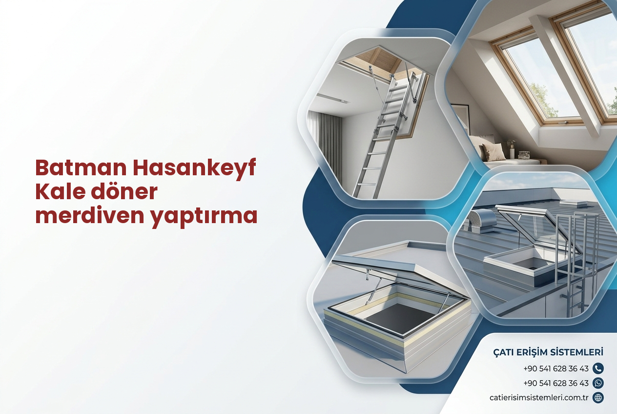 Batman Hasankeyf Kale döner merdiven yaptırma