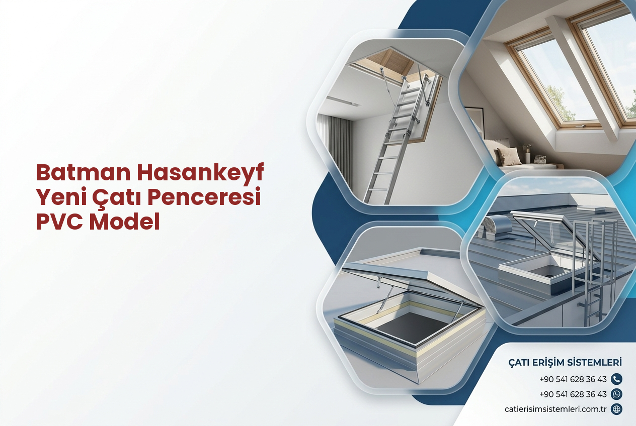 Batman Hasankeyf Yeni Çatı Penceresi PVC Model