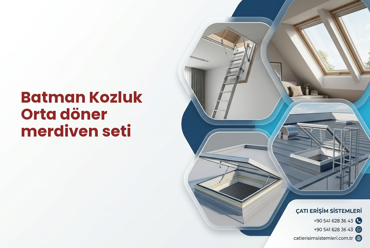 Batman Kozluk Orta döner merdiven seti