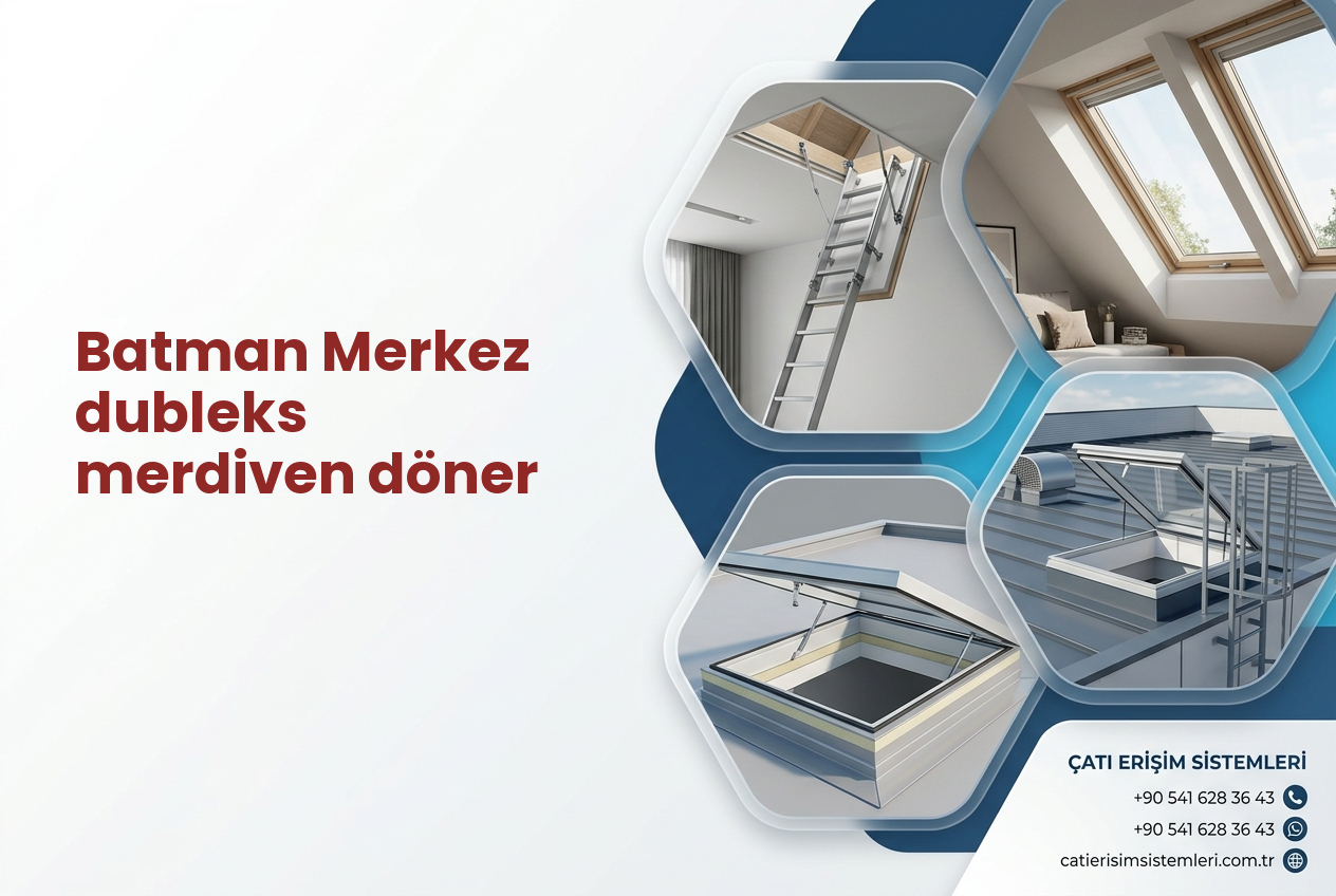 Batman Merkez dubleks merdiven döner