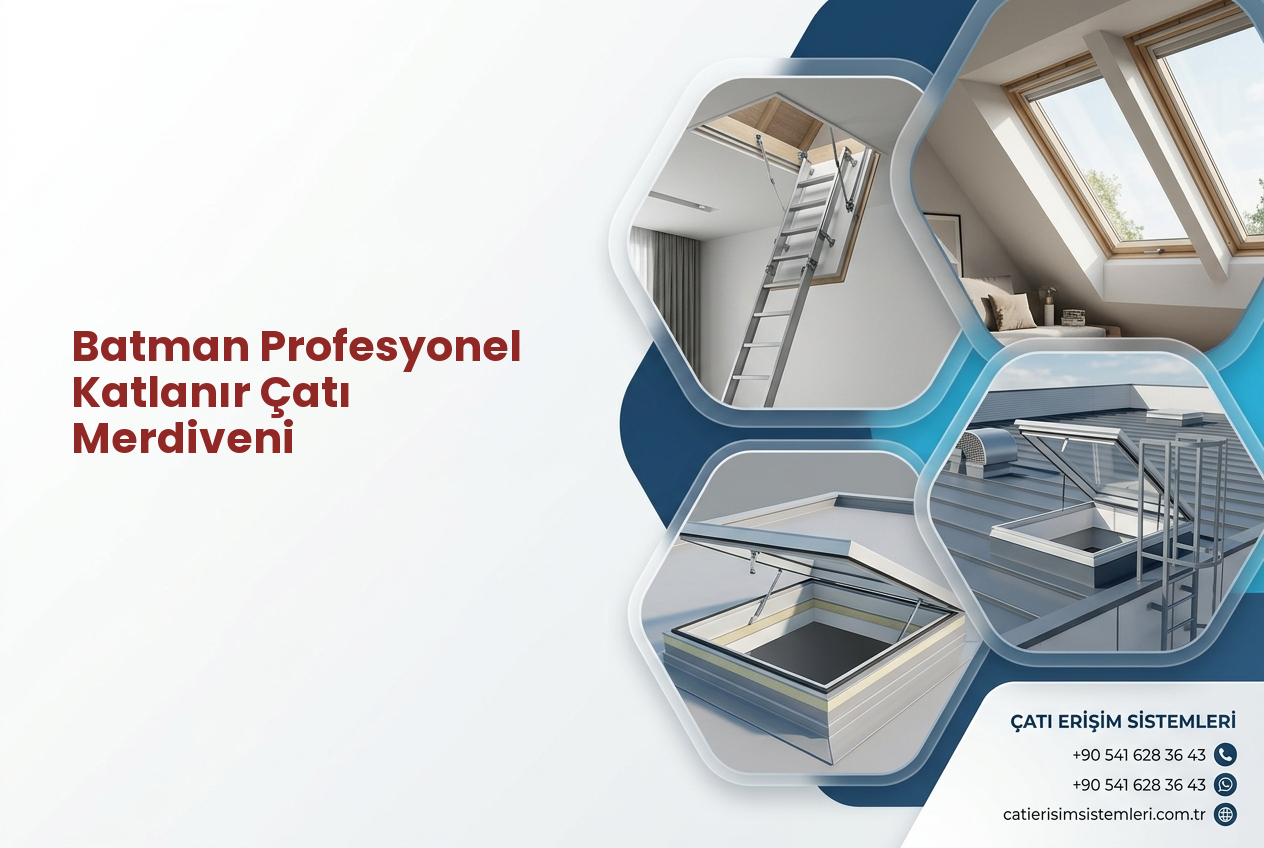Batman Profesyonel Katlanır Çatı Merdiveni