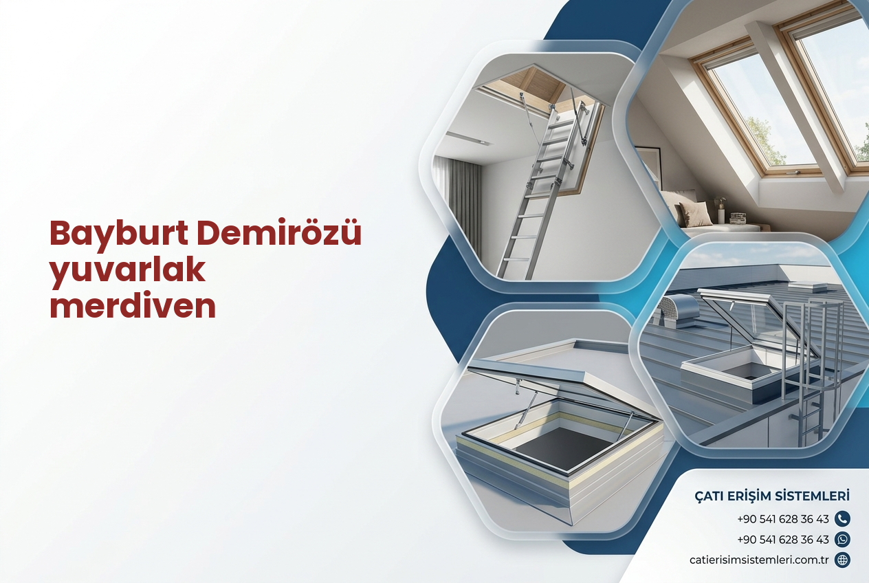 Bayburt Demirözü yuvarlak merdiven
