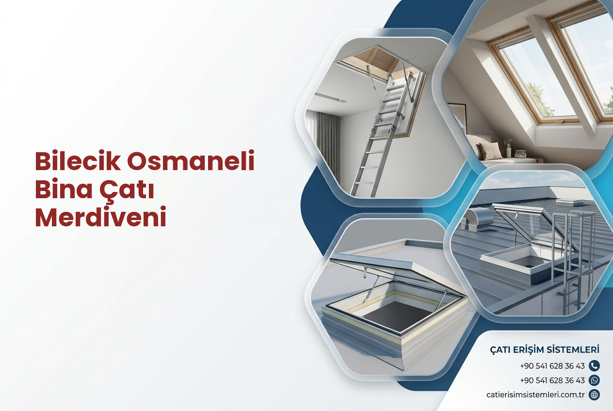 Bilecik Osmaneli Bina Çatı Merdiveni
