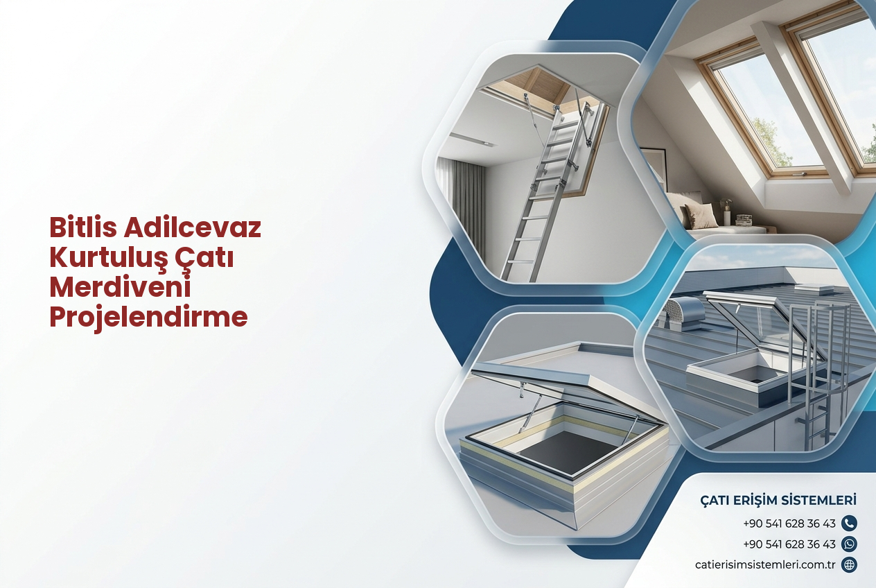 Bitlis Adilcevaz Kurtuluş Çatı Merdiveni Projelendirme