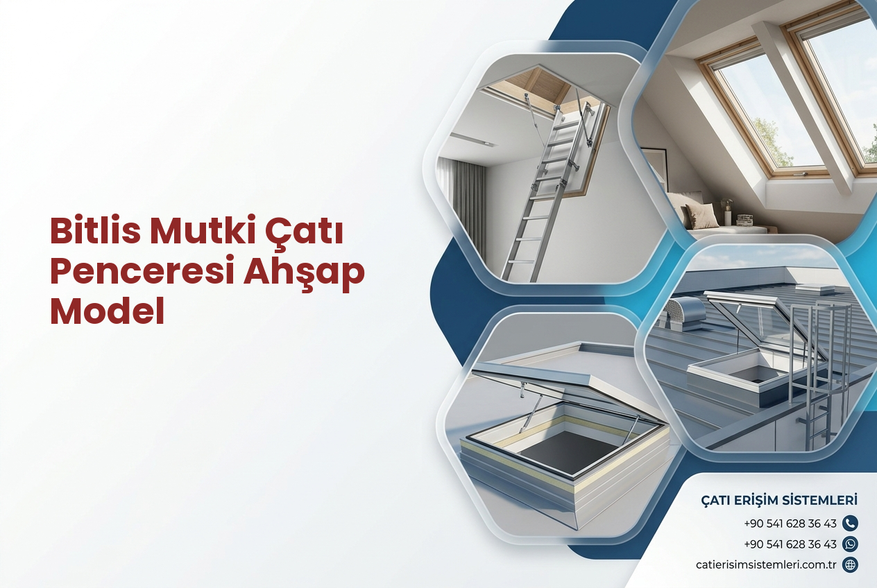 Bitlis Mutki Çatı Penceresi Ahşap Model