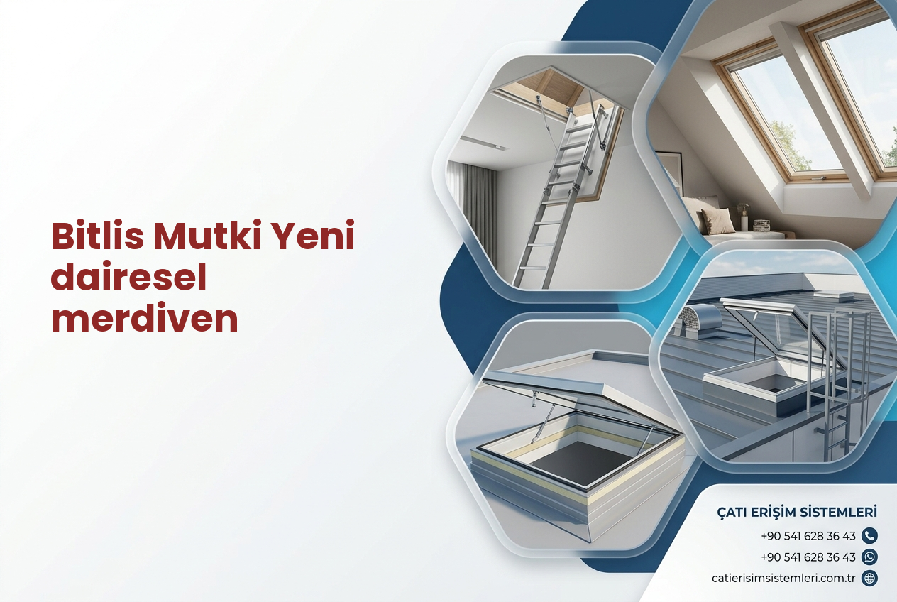Bitlis Mutki Yeni dairesel merdiven