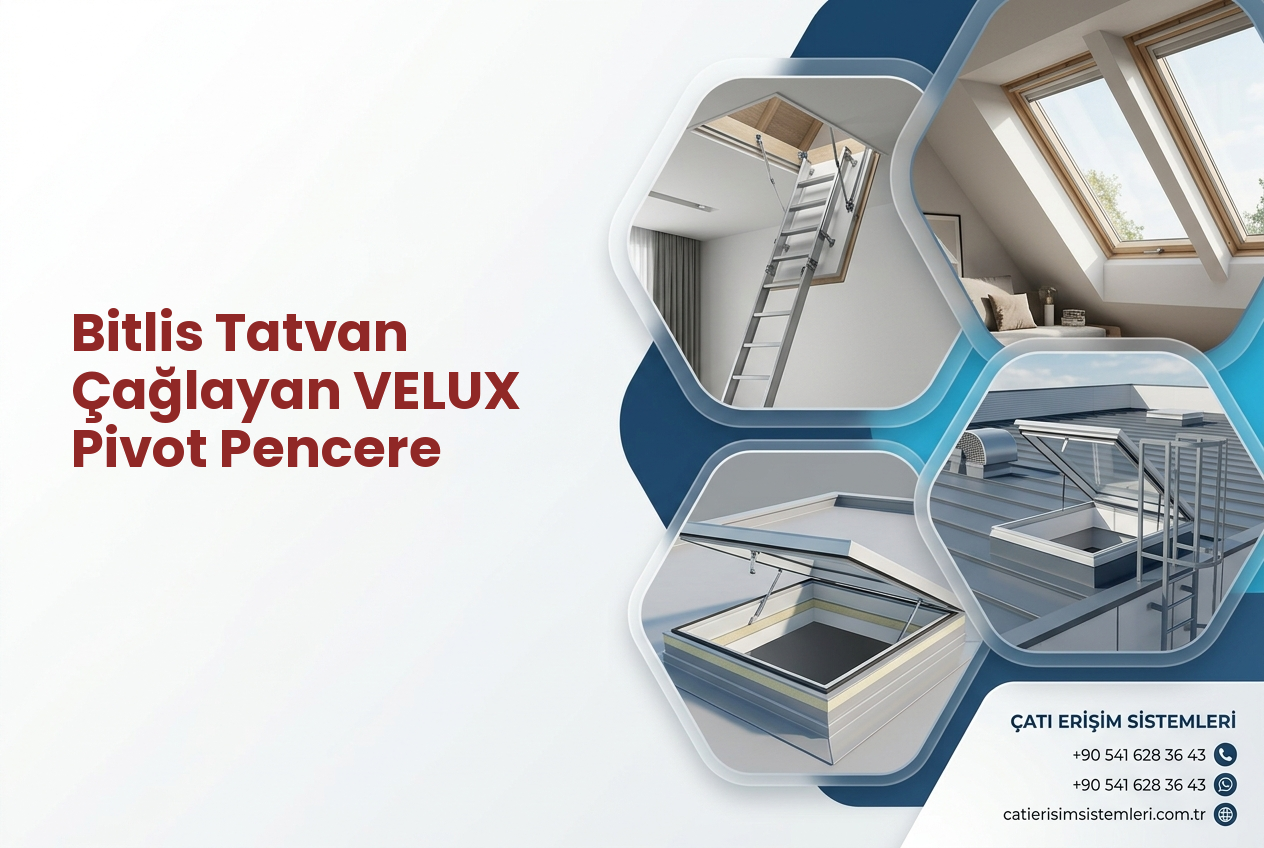 Bitlis Tatvan Çağlayan VELUX Pivot Pencere