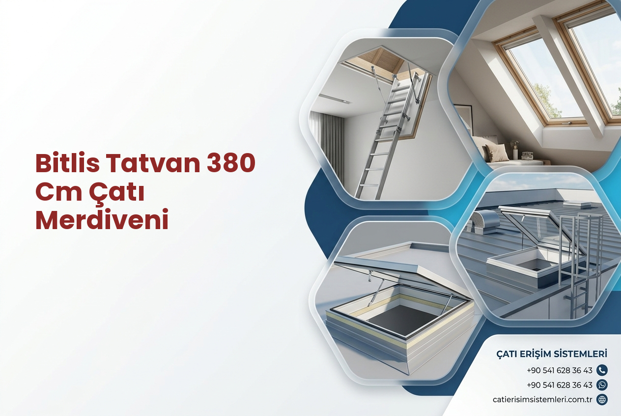 Bitlis Tatvan 380 Cm Çatı Merdiveni