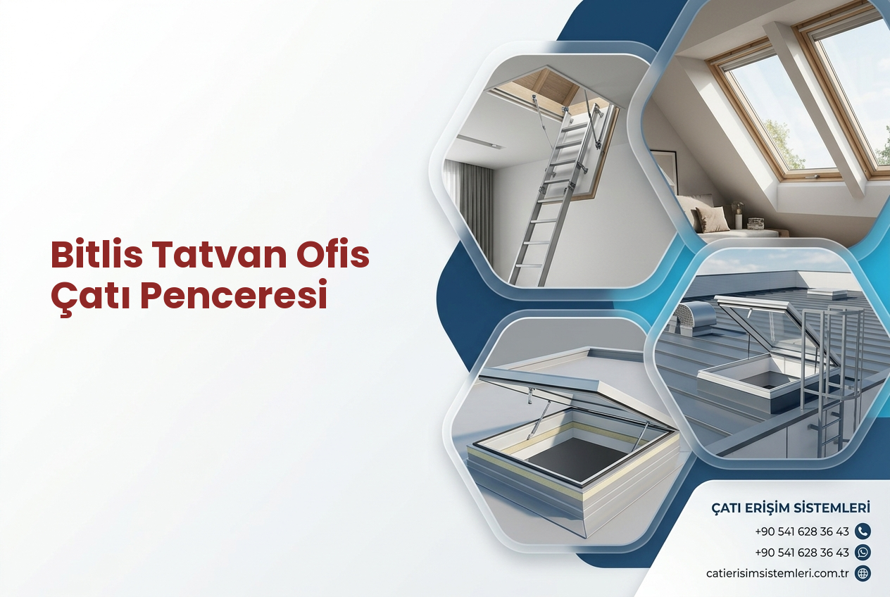 Bitlis Tatvan Ofis Çatı Penceresi