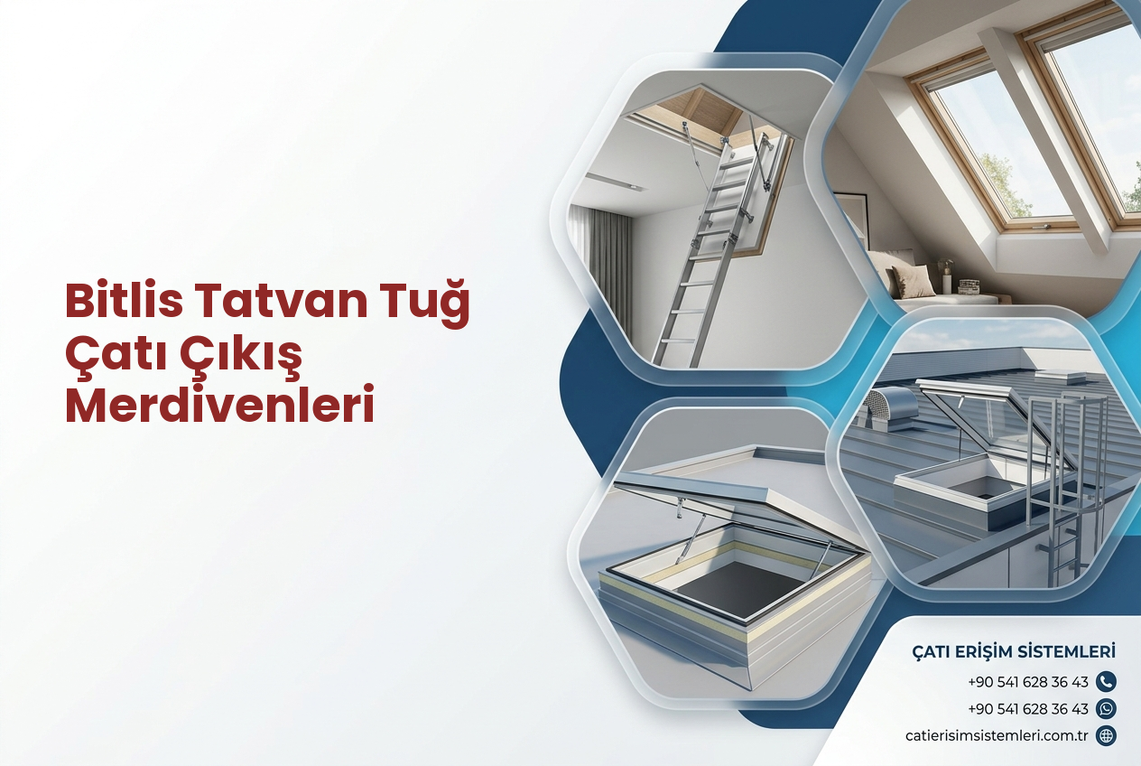 Bitlis Tatvan Tuğ Çatı Çıkış Merdivenleri
